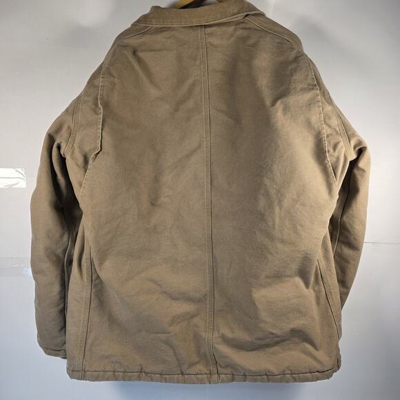 Carhartt Jacket Mens XLT Brown C26 Duck Canvas Quilted Workwear chore jacket - Picture 2 of 16